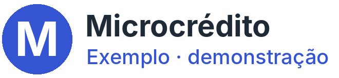 Microcrédito Exemplo